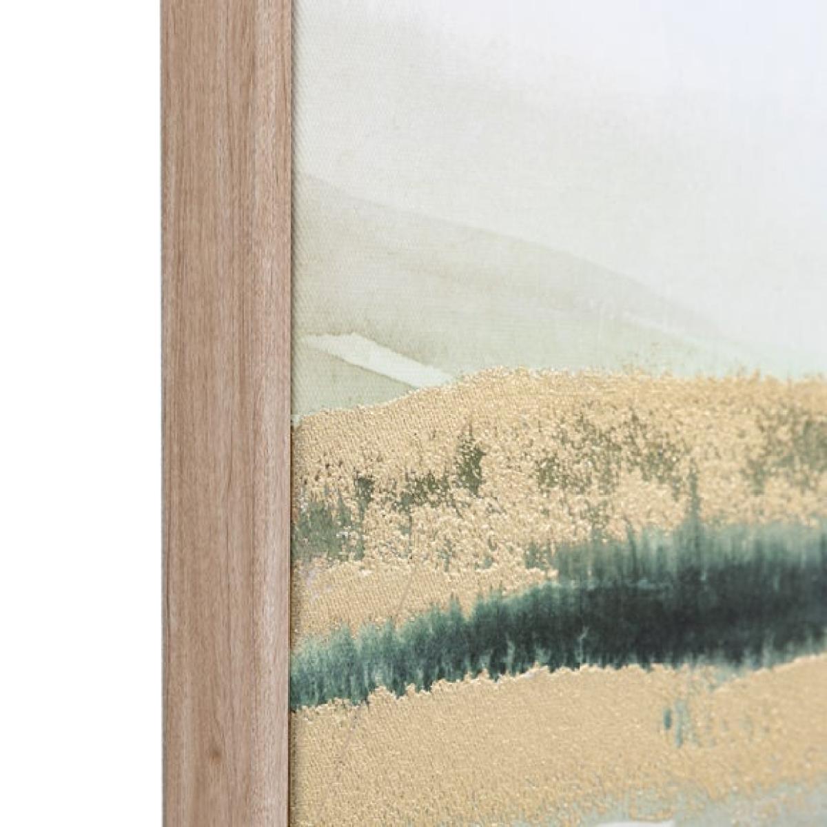 Cedar & Sage Set of 3 Triptych Abstract Landscape Framed Canvases – image 2