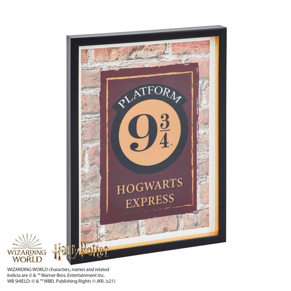 Harry Potter Platform 9 3/4 Wall Art Brown and Black – image 2