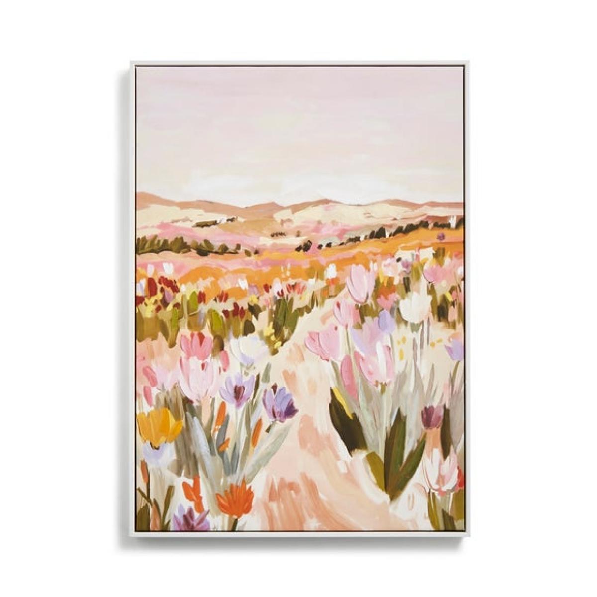 Tulip Fields Hand Finished Framed Canvas – image 3