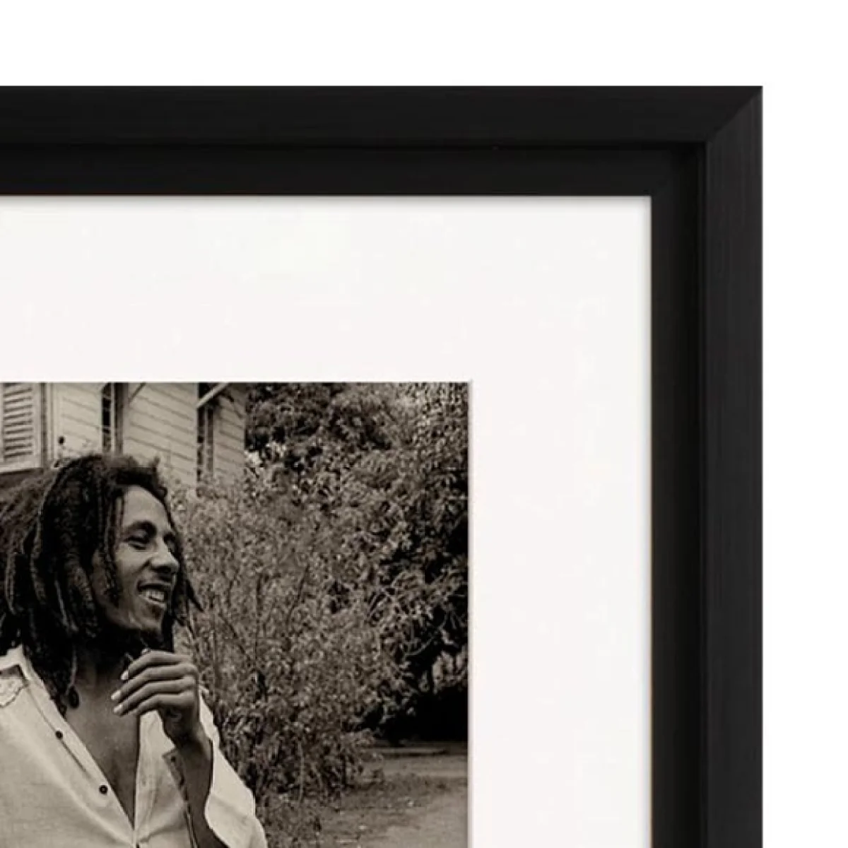 The Art Group Bob Marley Vintage Framed Print Black and white – image 3