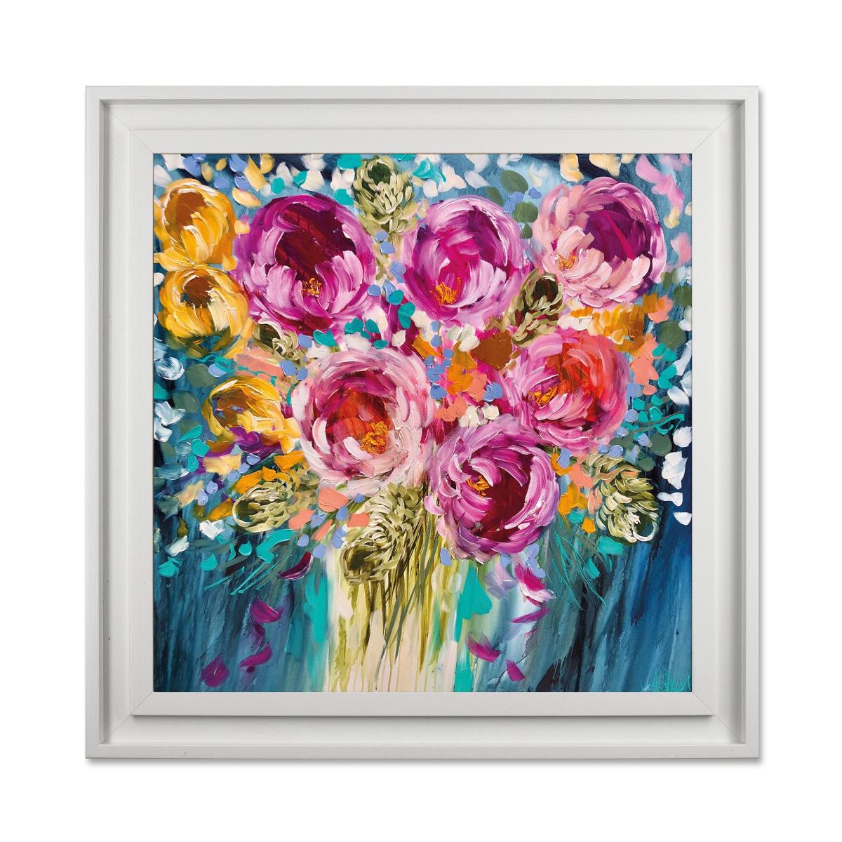 The Art Group Golden Tulip Framed Print Pink/Green – image 2