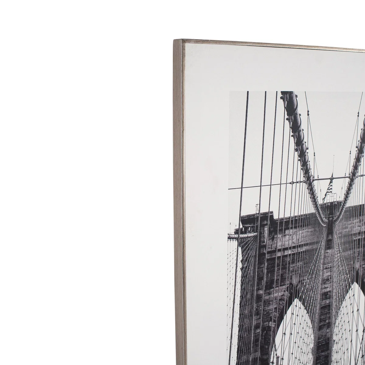 Mono New York Canvas Print White/Black – image 3