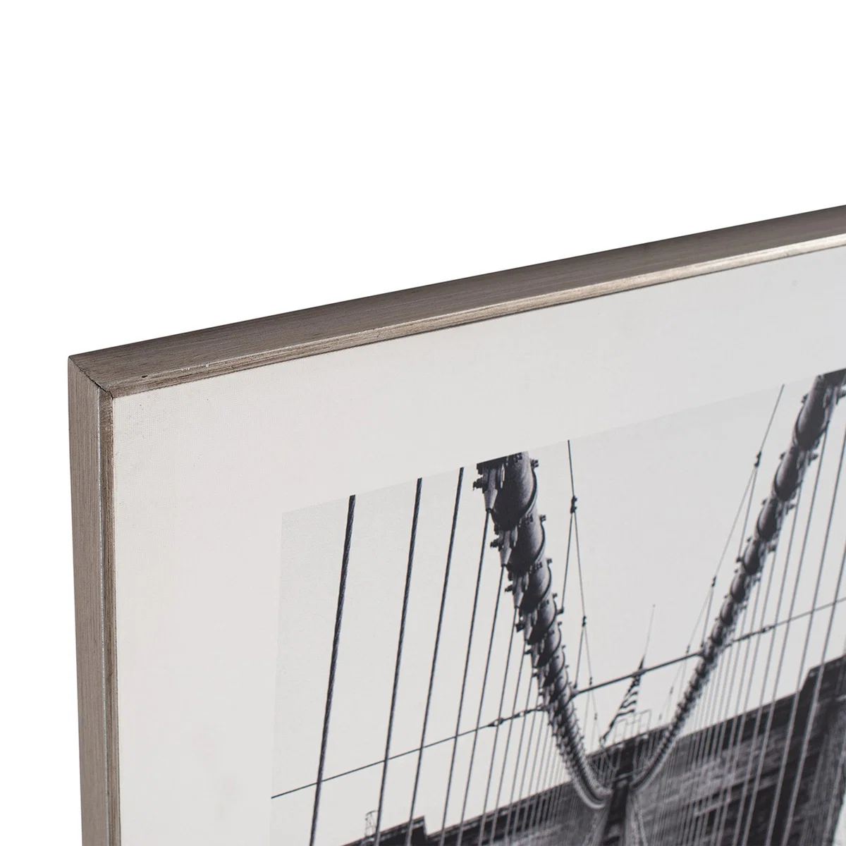 Mono New York Canvas Print White/Black – image 4
