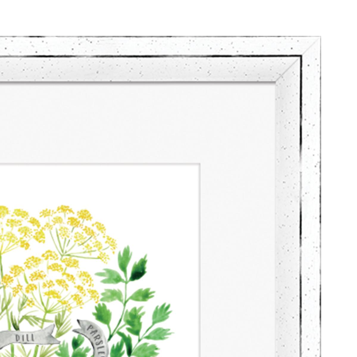 The Art Group Culinary Herbs & Edible Flowers Watercolour Bouquet Framed Print MultiColoured – image 2
