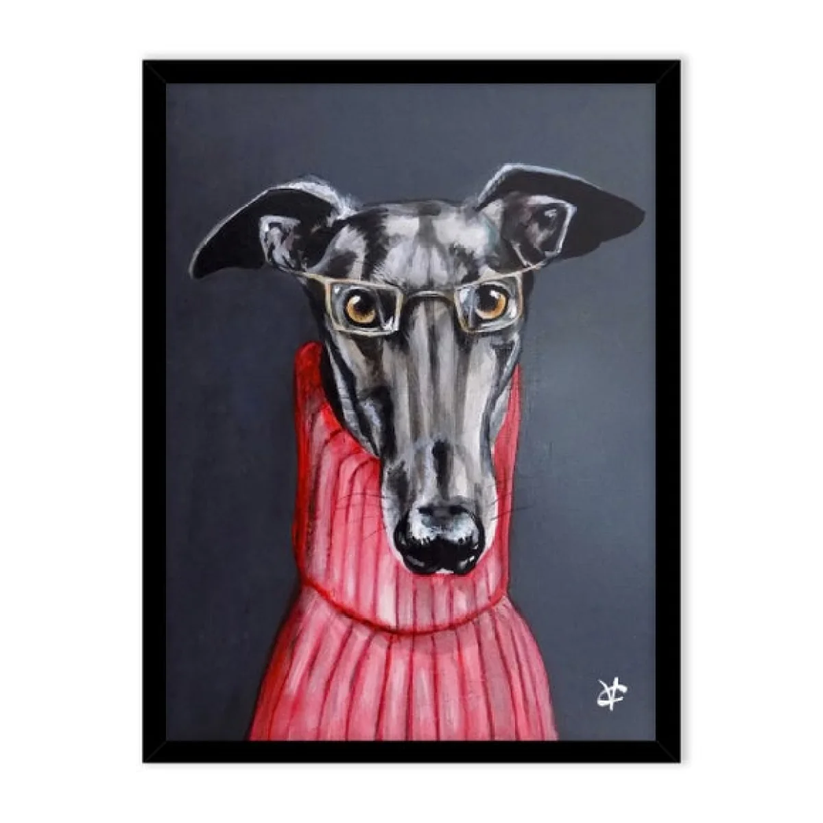 Cyril Framed Print MultiColoured – image 2
