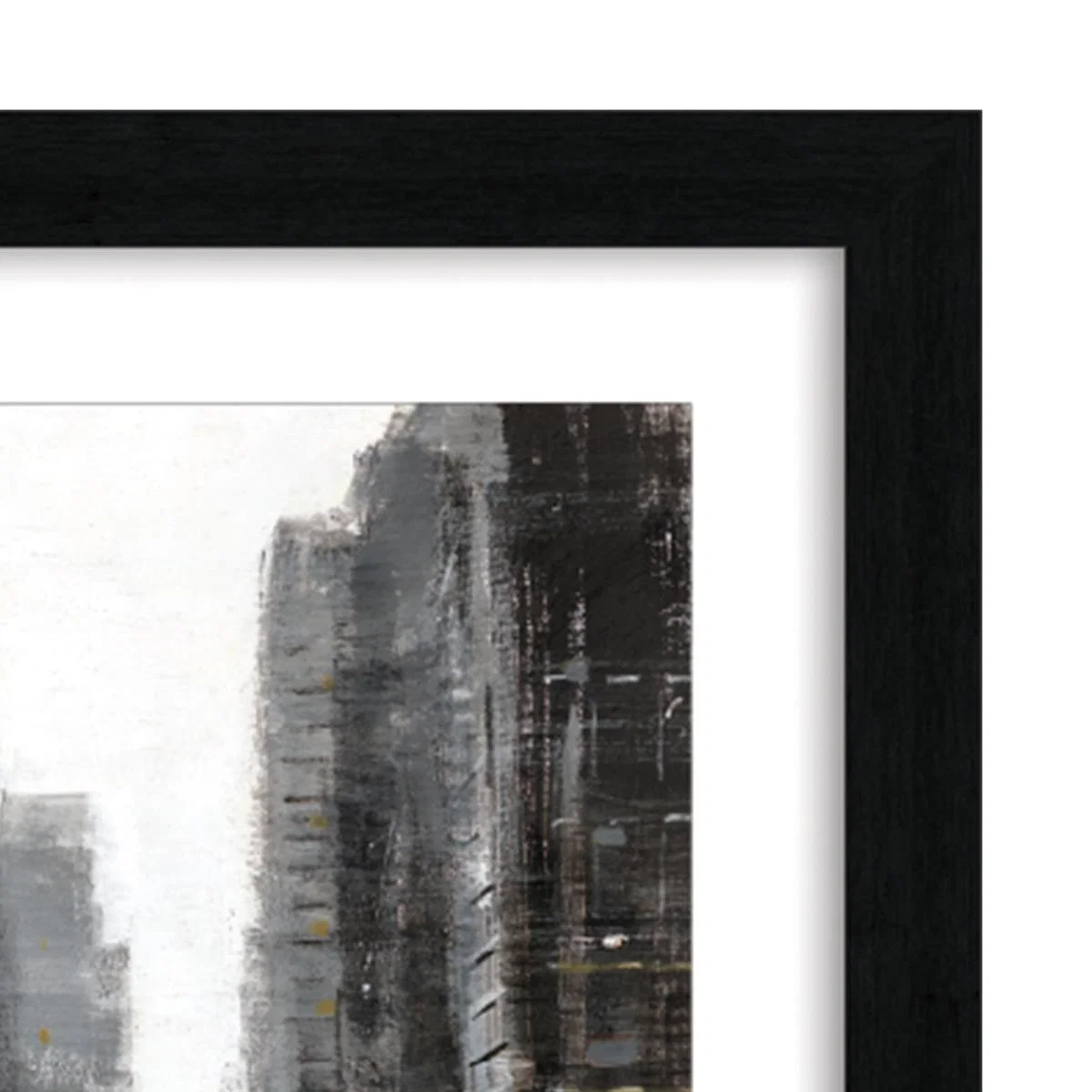 The Art Group 5th Avenue Framed Print Black and white – image 3