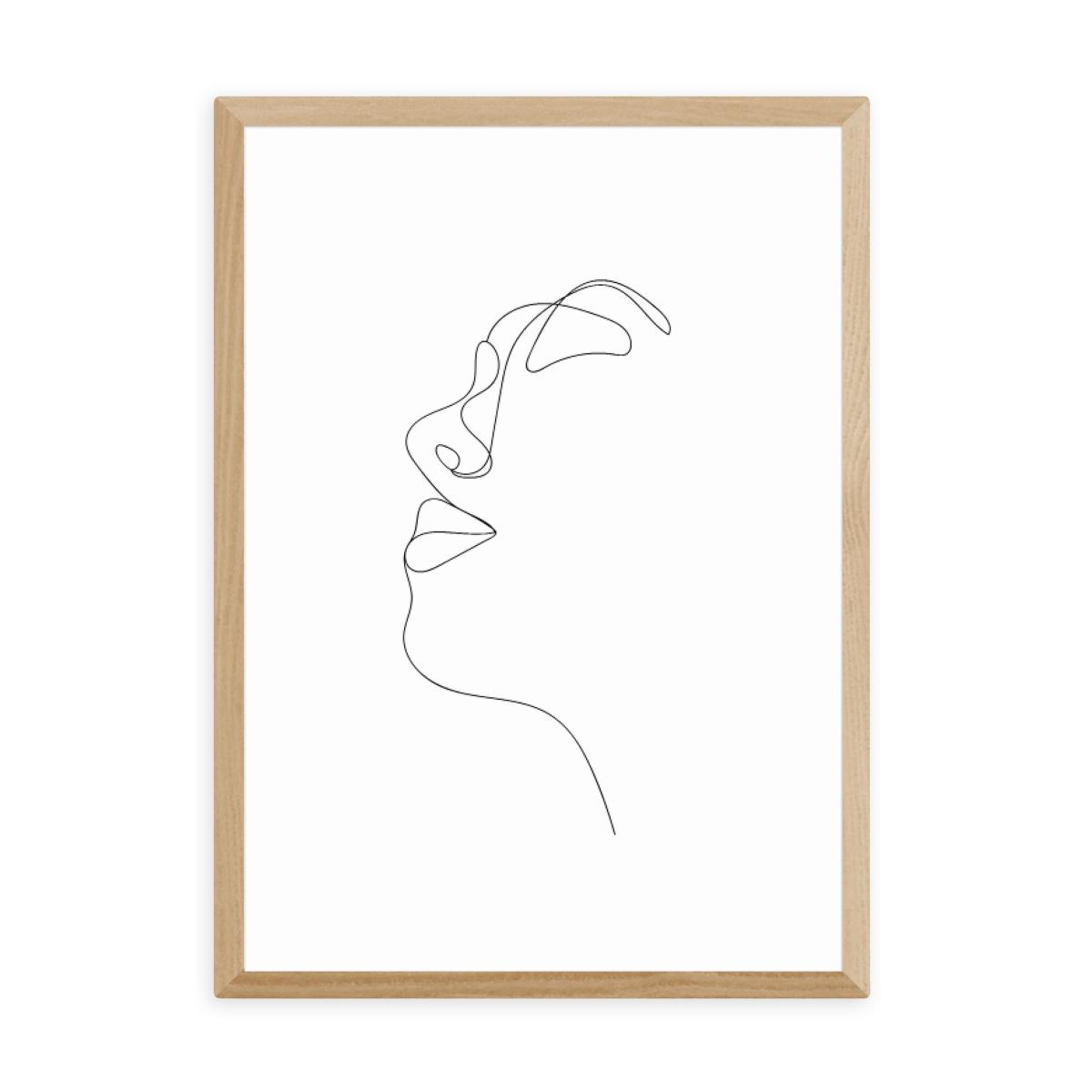 East End Prints Profile Print Black/White – image 2