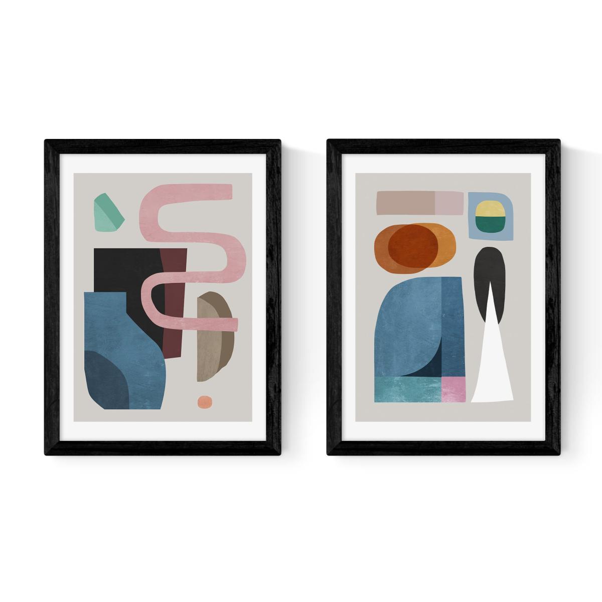 East End Prints Set of 2 Motel Shapes Prints – image 2