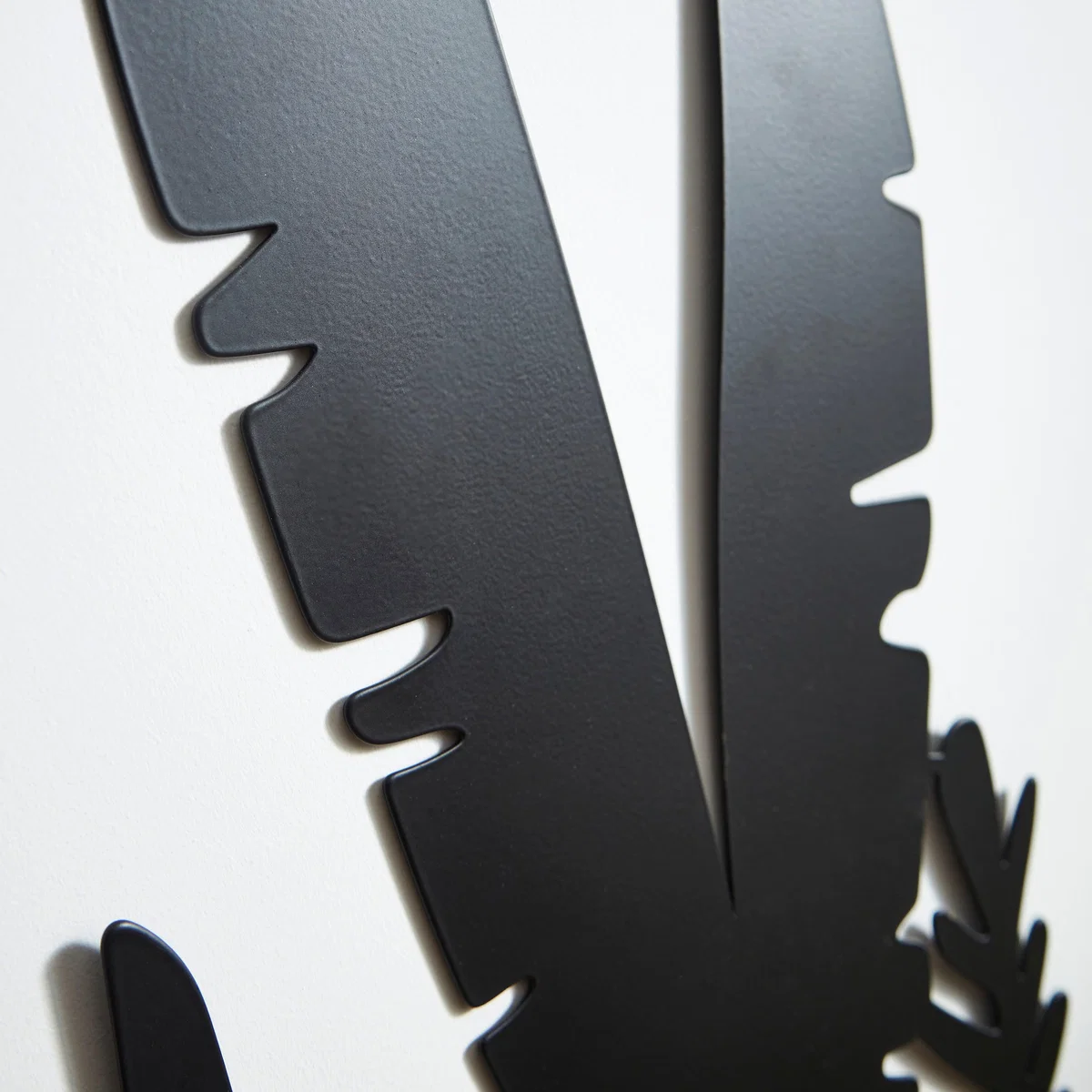 Pampass Vase Metal Wall Art Black – image 2