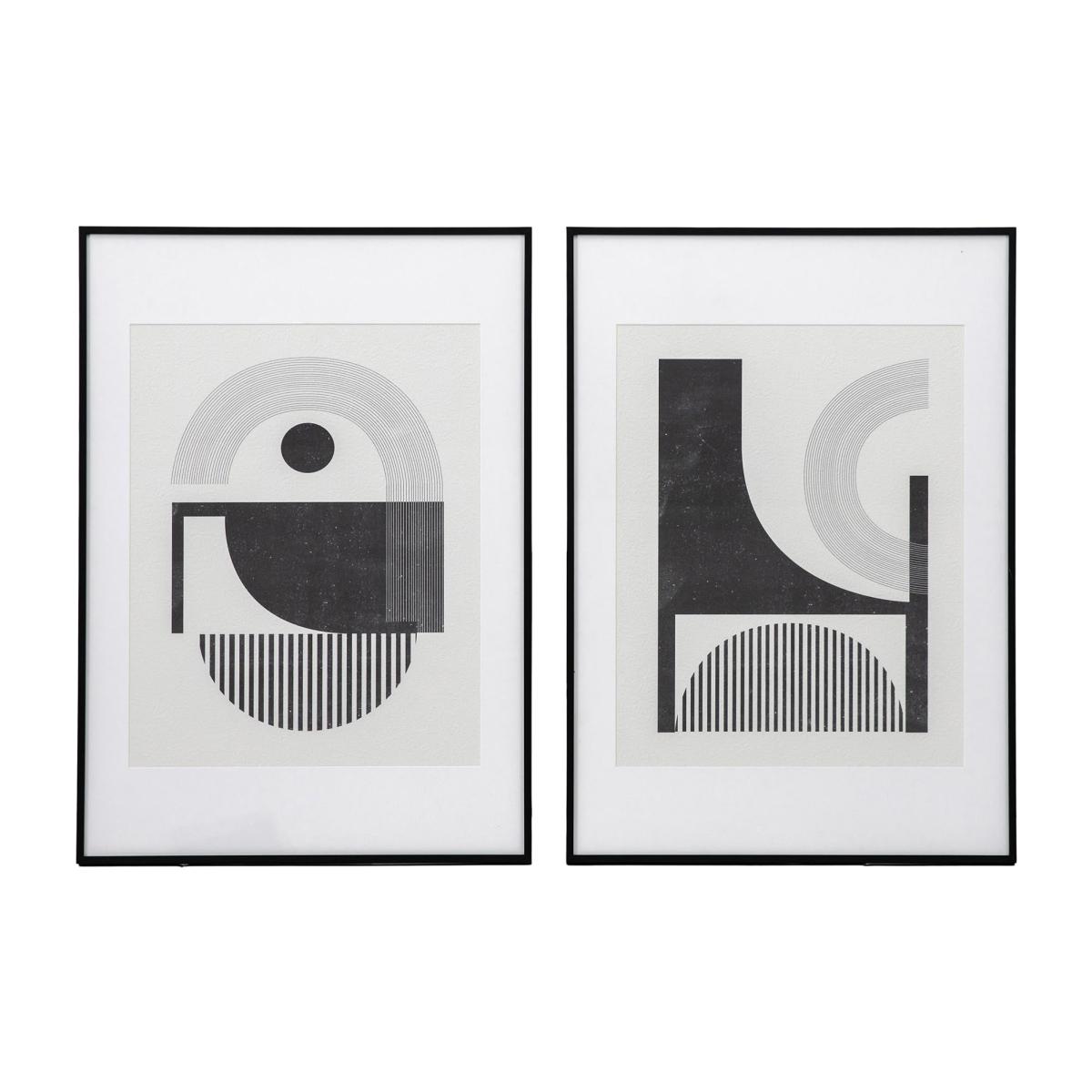Set of 2 Regina Framed Art Black – image 1