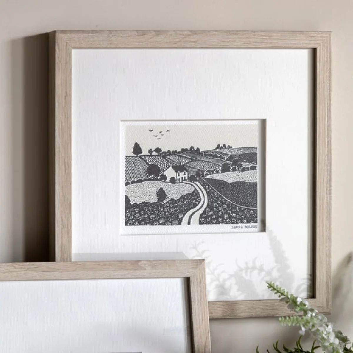 Cedar and Sage Set of 2 Countryside Living Typography Framed Prints – image 2