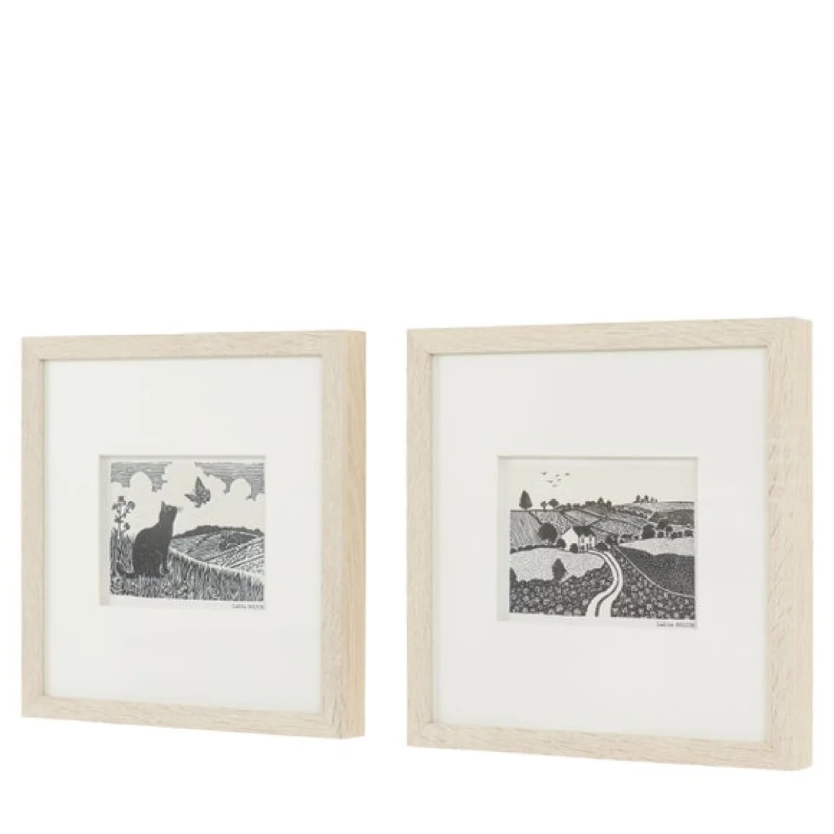 Cedar and Sage Set of 2 Countryside Living Typography Framed Prints – image 5