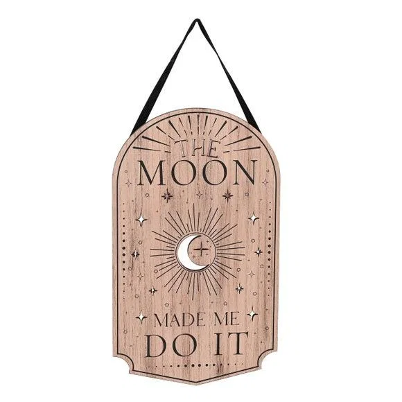 Mystic Legends The Moon Made Me Do It Hanging Plaque – image 2
