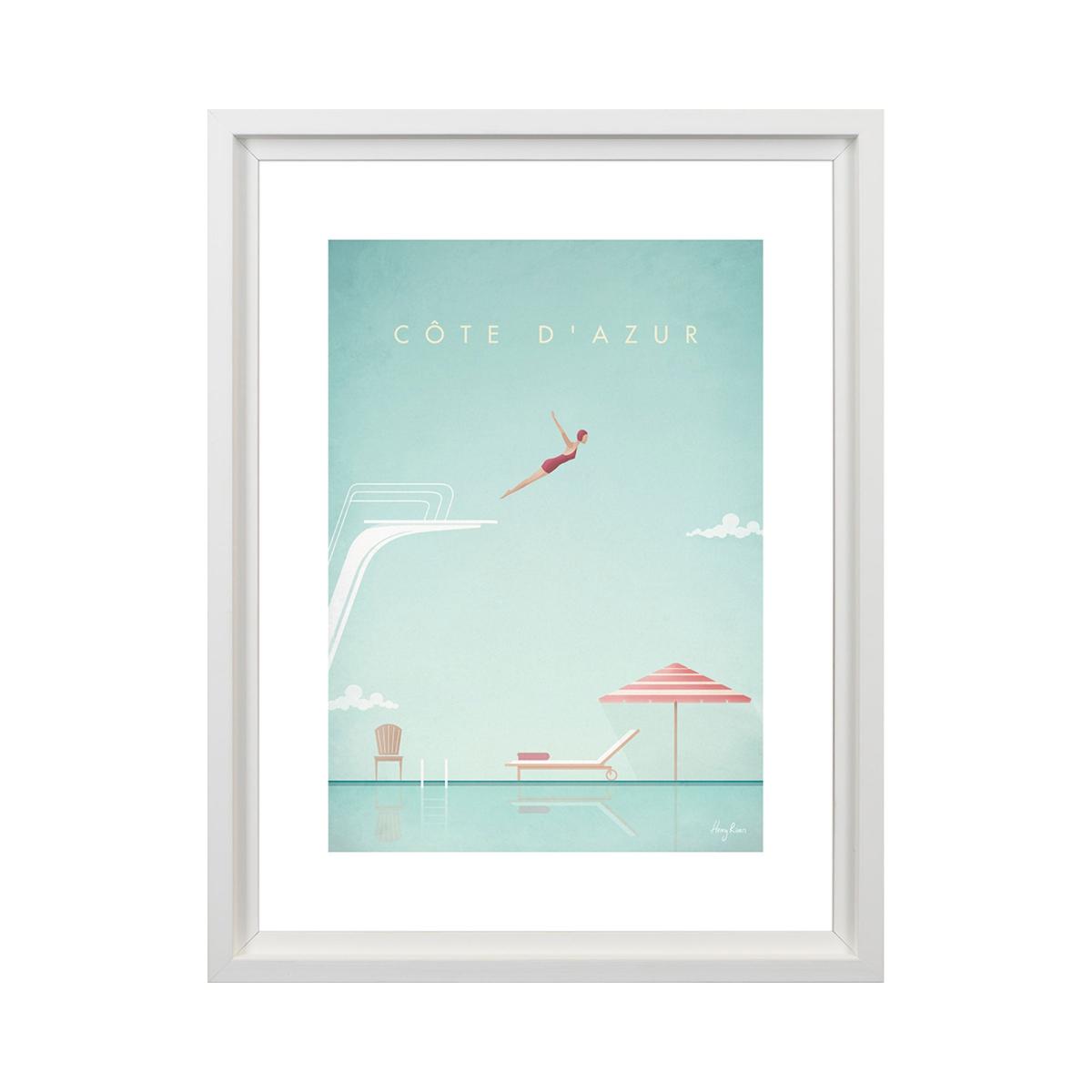 The Art Group Cote D'Azur Framed Print Blue – image 2