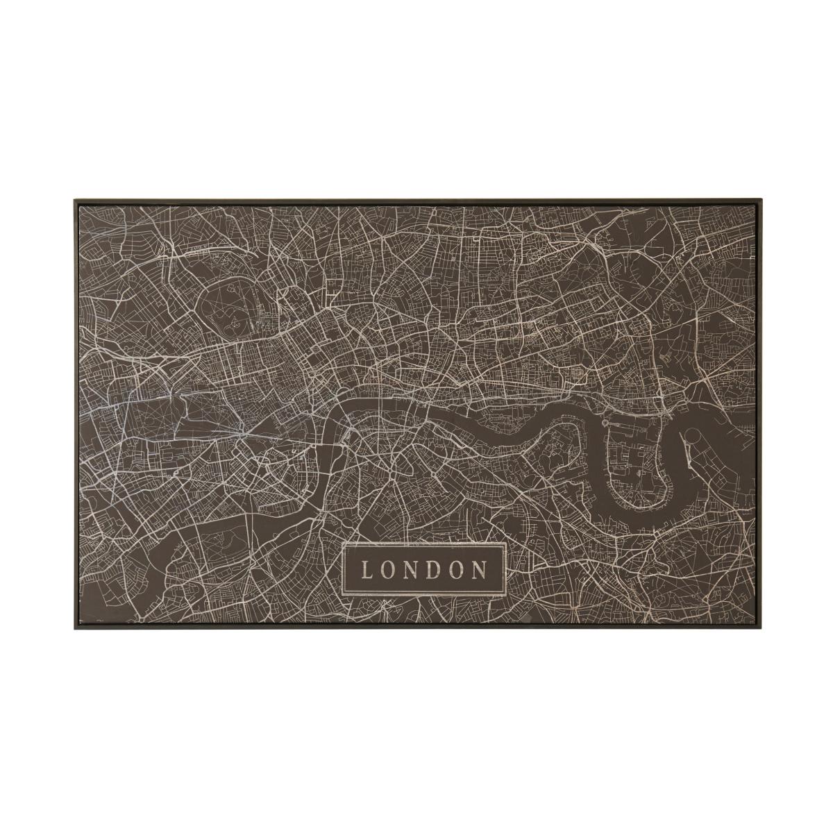 London Map Black Capped Canvas Black – image 3