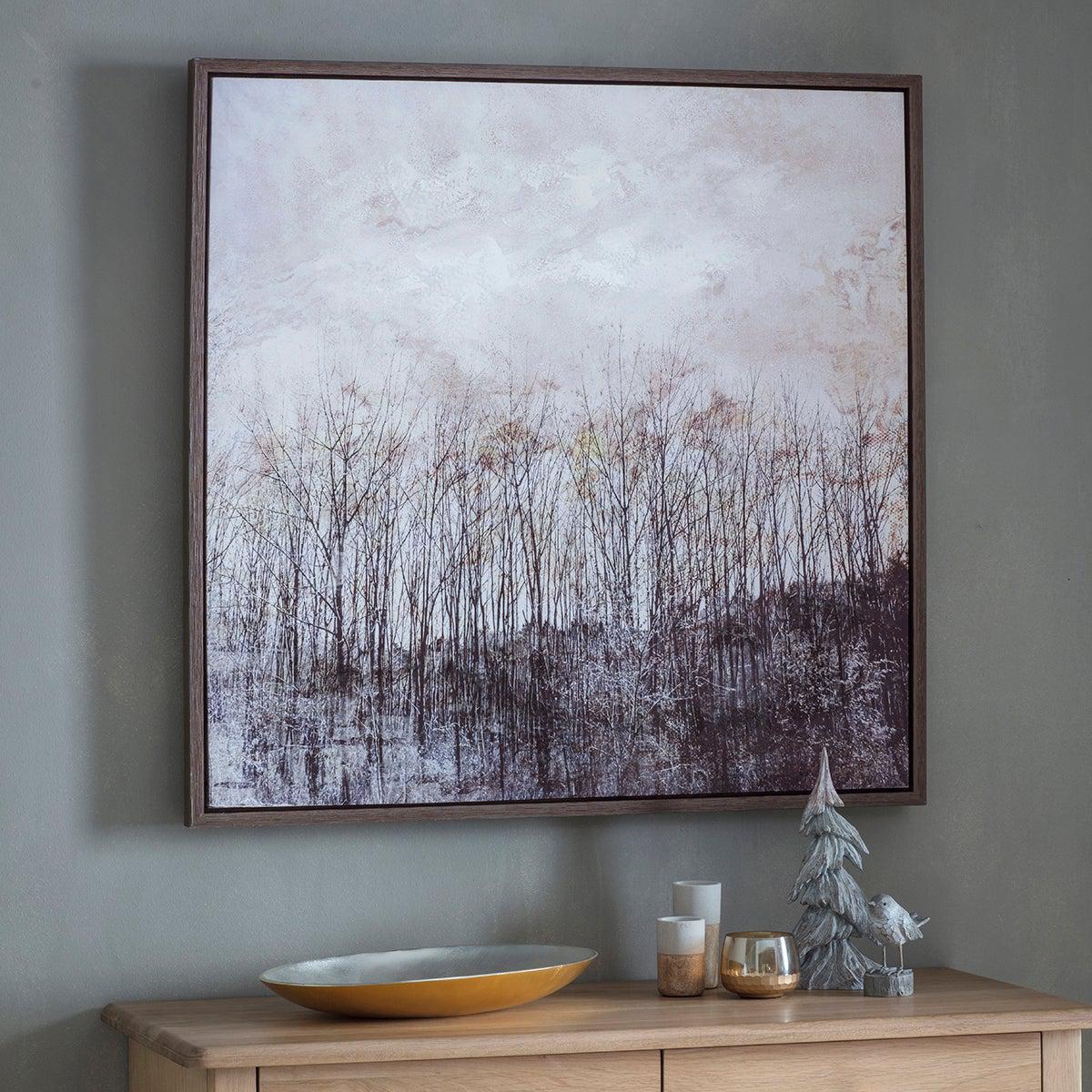 Autumn Forest Framed Art MultiColoured