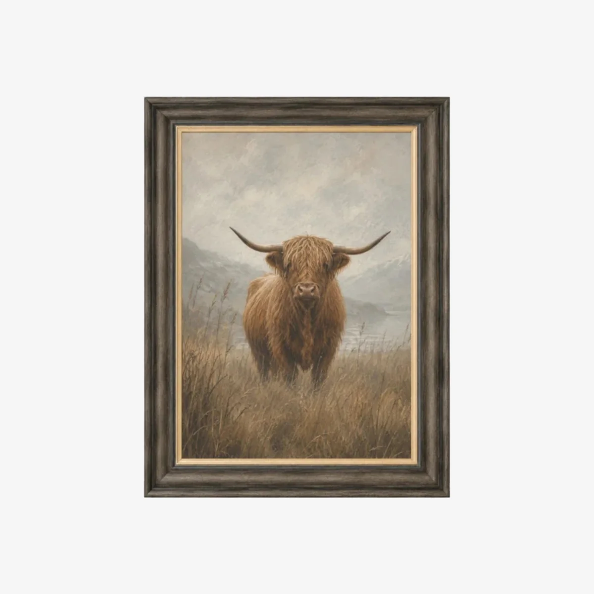 Moorland Highland Cow Framed Wall Art - Home Accessories - In Time for Christmas – image 1