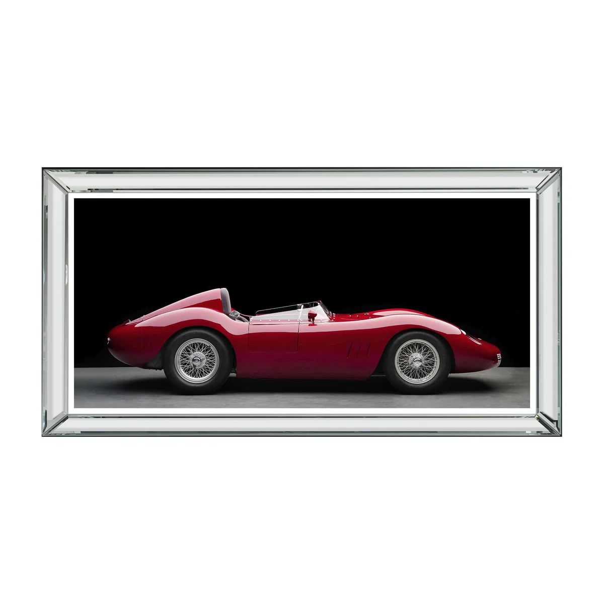 Maserati 250S Fantuzzi Mirrored Frame Wall Art