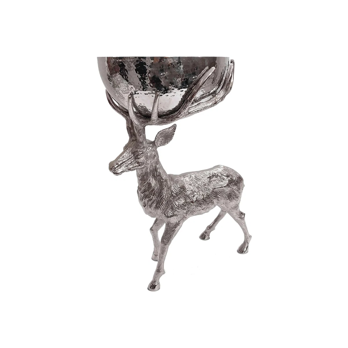 Standing Stag Hammered Bowl