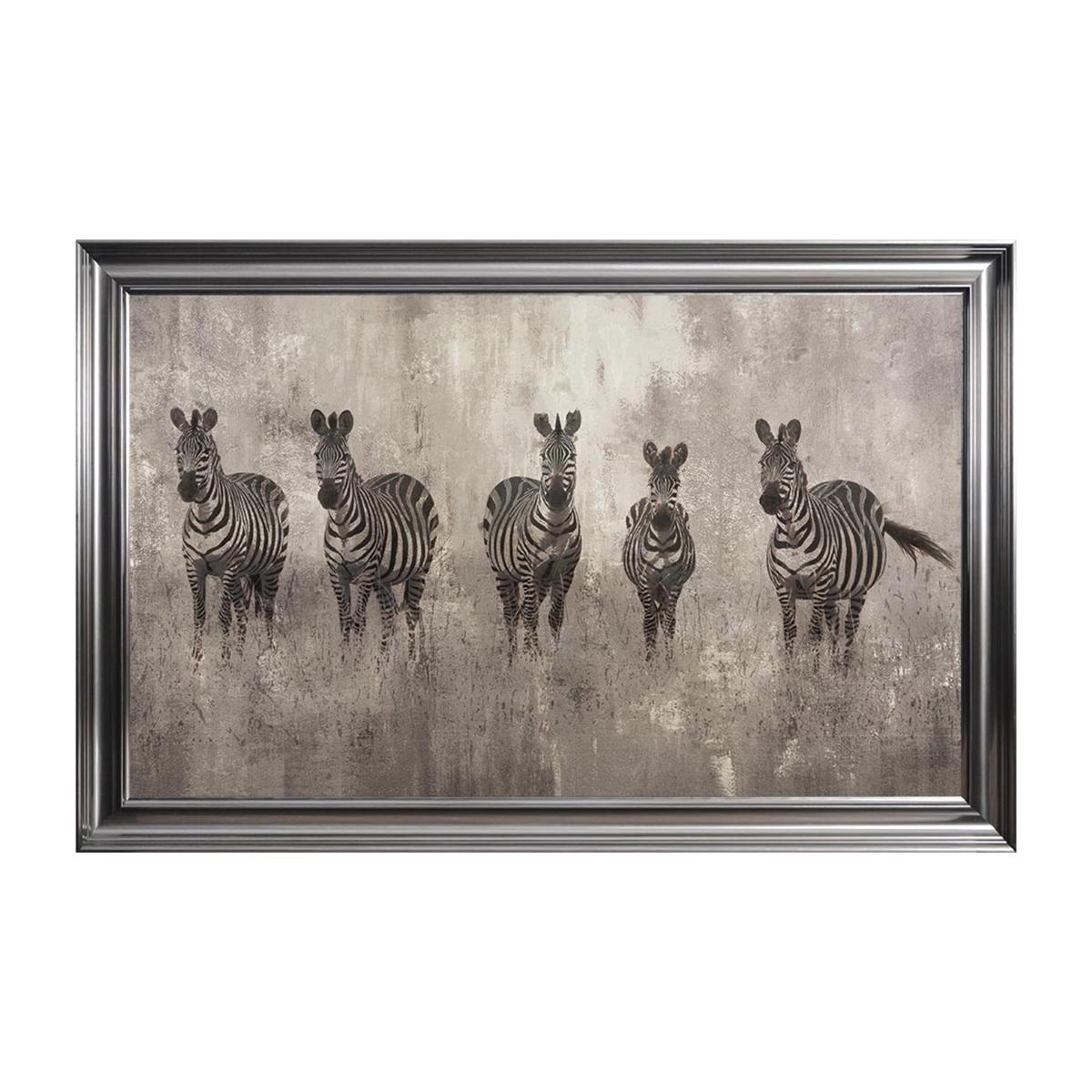 Zebras on the Move Framed Art