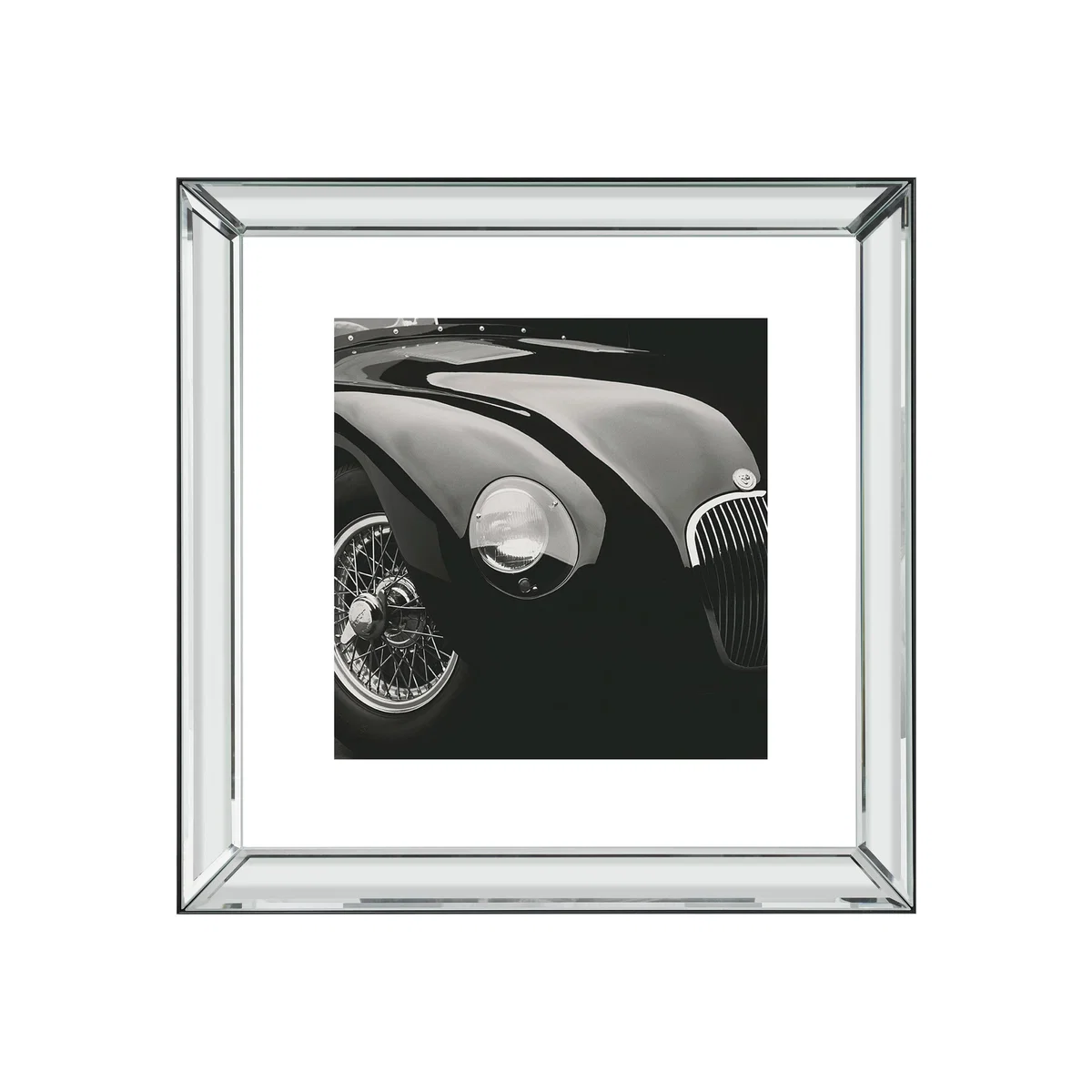 Jaguar C-Type Mirrored Frame