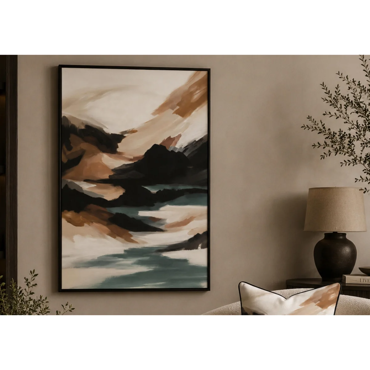 Earth Bound Flow 2 Framed Velvet Canvas - Home Accessories - In Time for Christmas – image 2