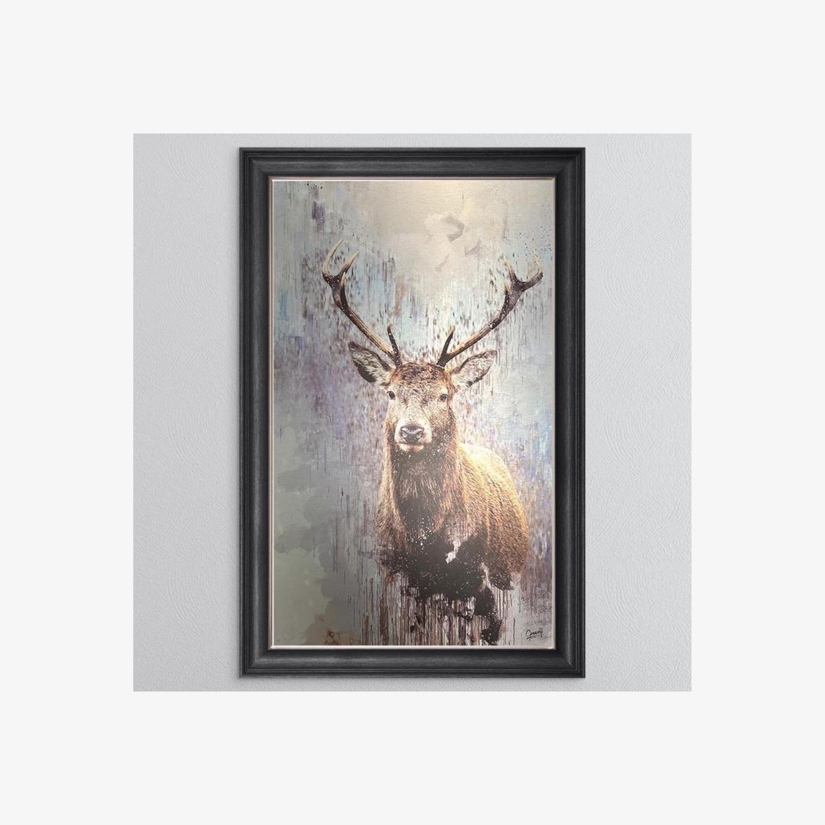 Stag Vegas Framed Picture