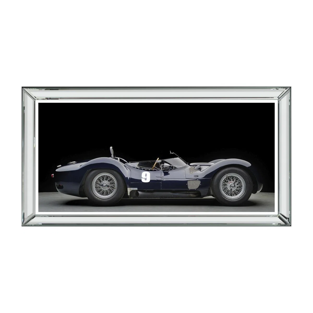 Maserati Birdcage Mirrored Frame Wall Art