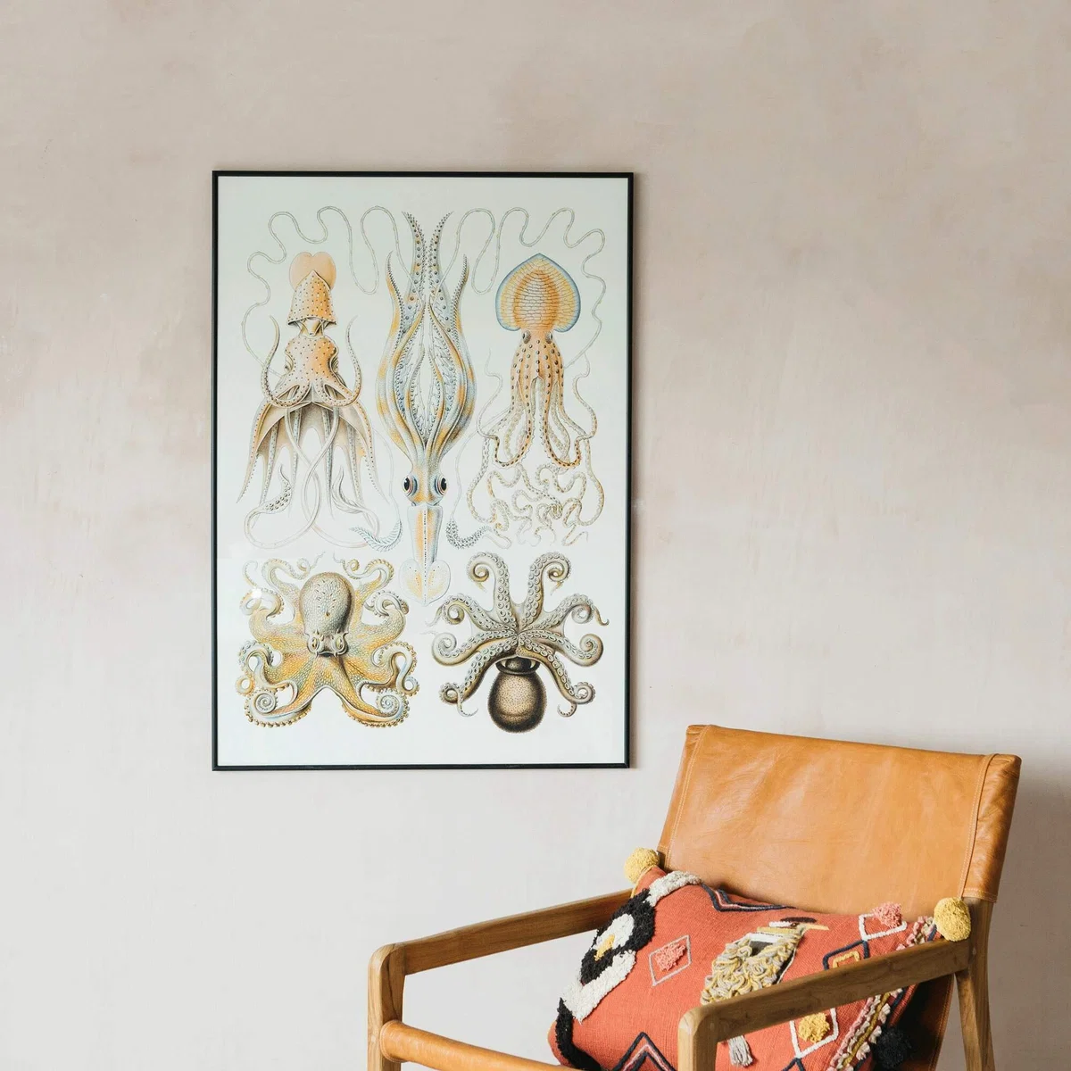 Medium Framed Octopus Print – image 1