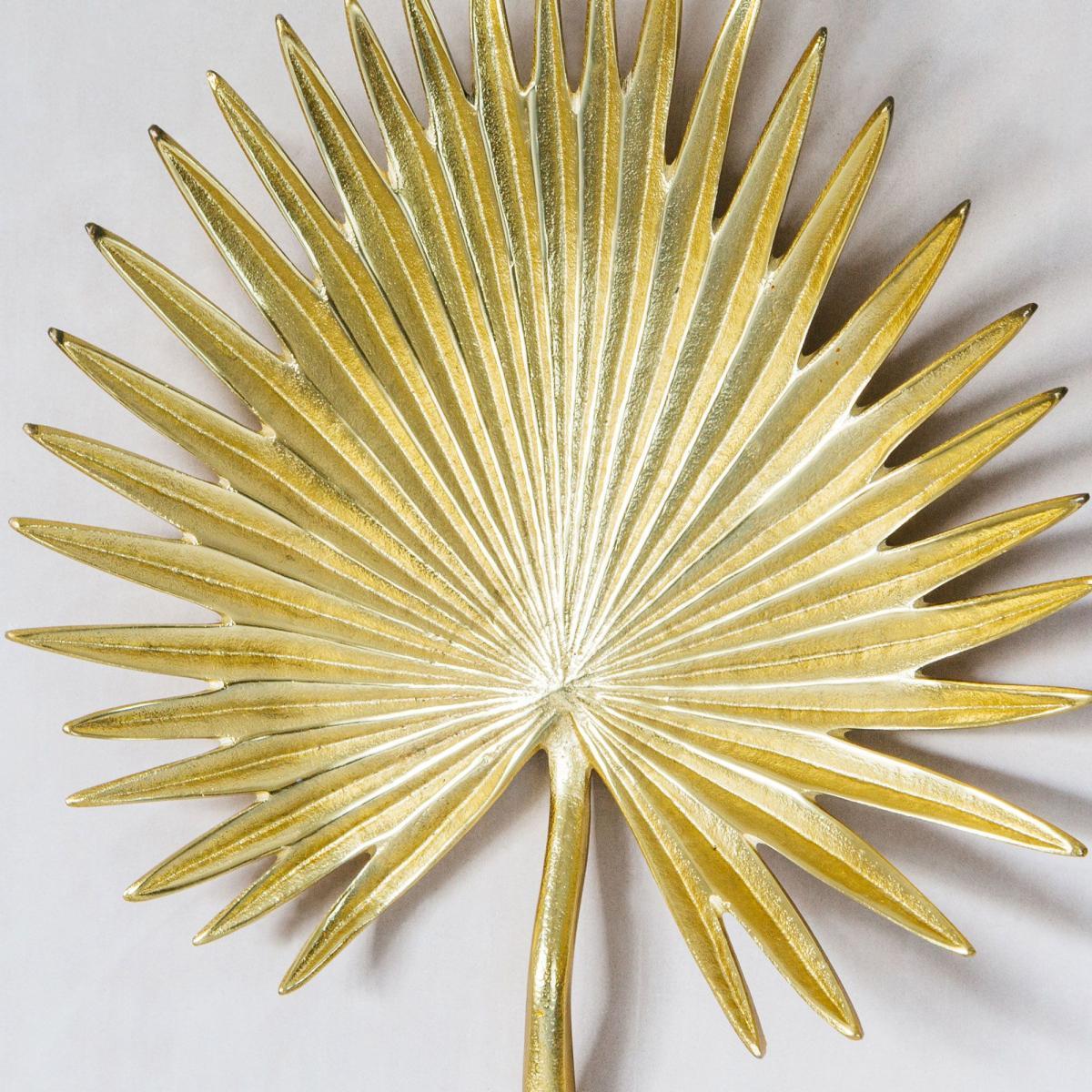 Small Gold Palm Leaf – image 2