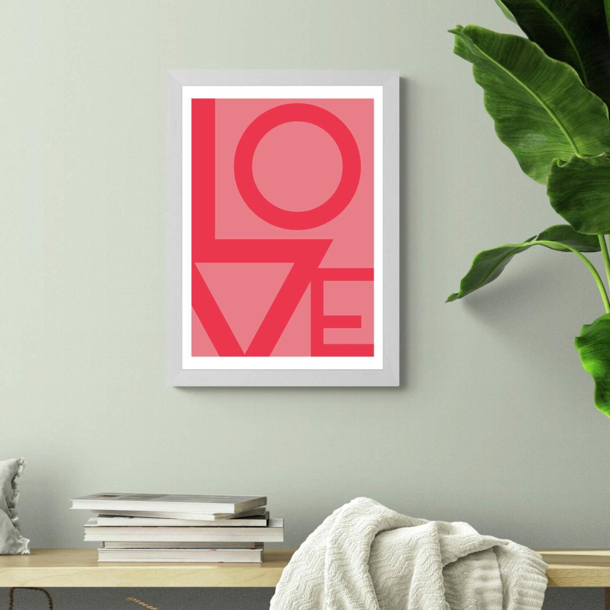 EEP Rafael Farias Love Framed Print- A3 – image 2