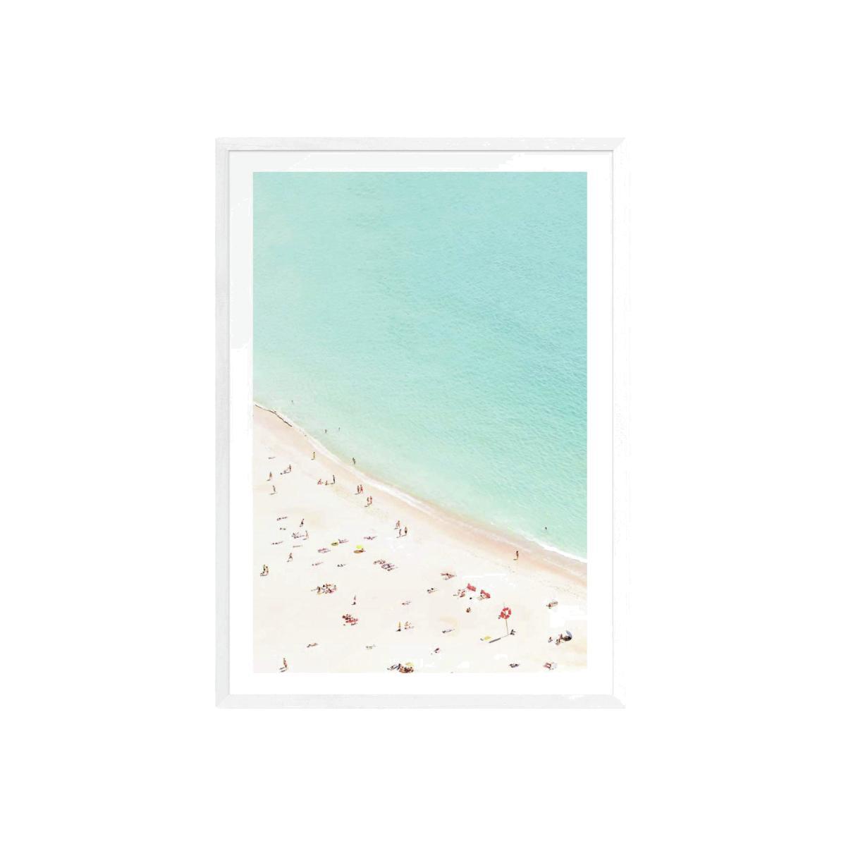 EEP Sisi and Seb Aerial Beach Framed Print - A1 – image 1