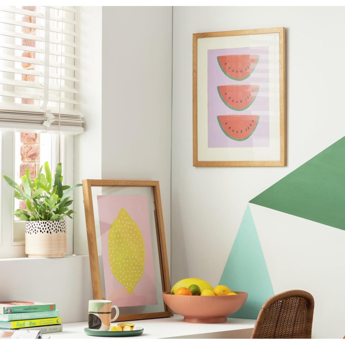 Habitat Fruits Unframed Wall Print - Twin Set - A3 – image 2