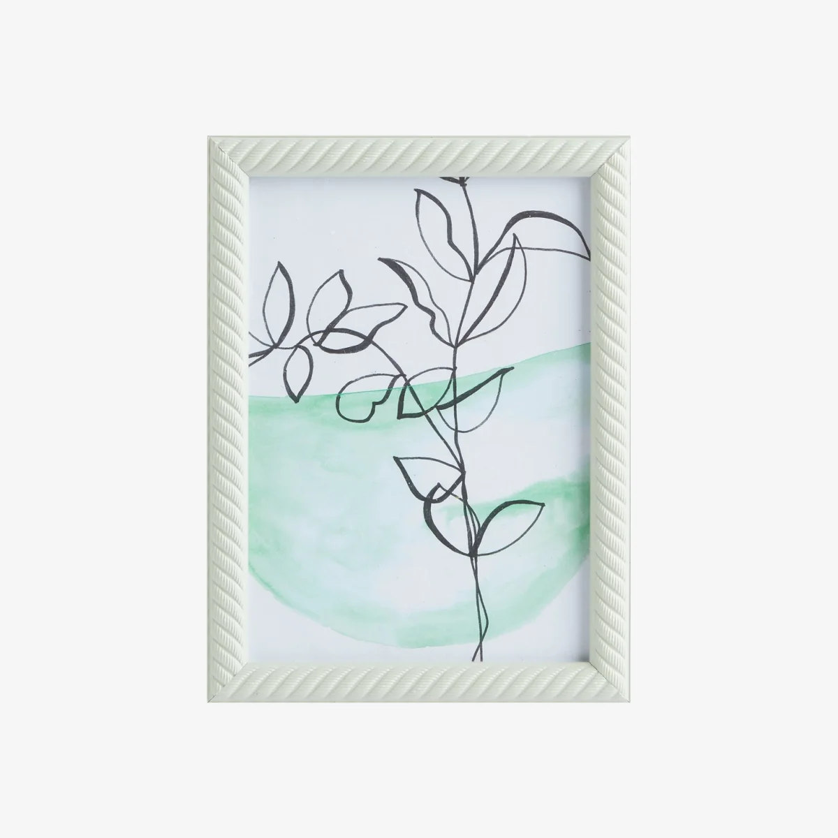Habitat Abstract Bobbin Framed Wall Art - 29x72cm