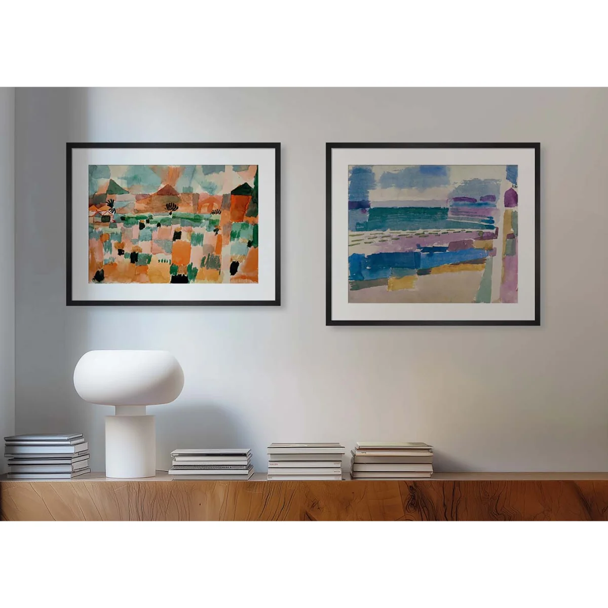 king-mcgaw St Germain Near Tunis, 1914 by Paul Klee Framed Print – image 2
