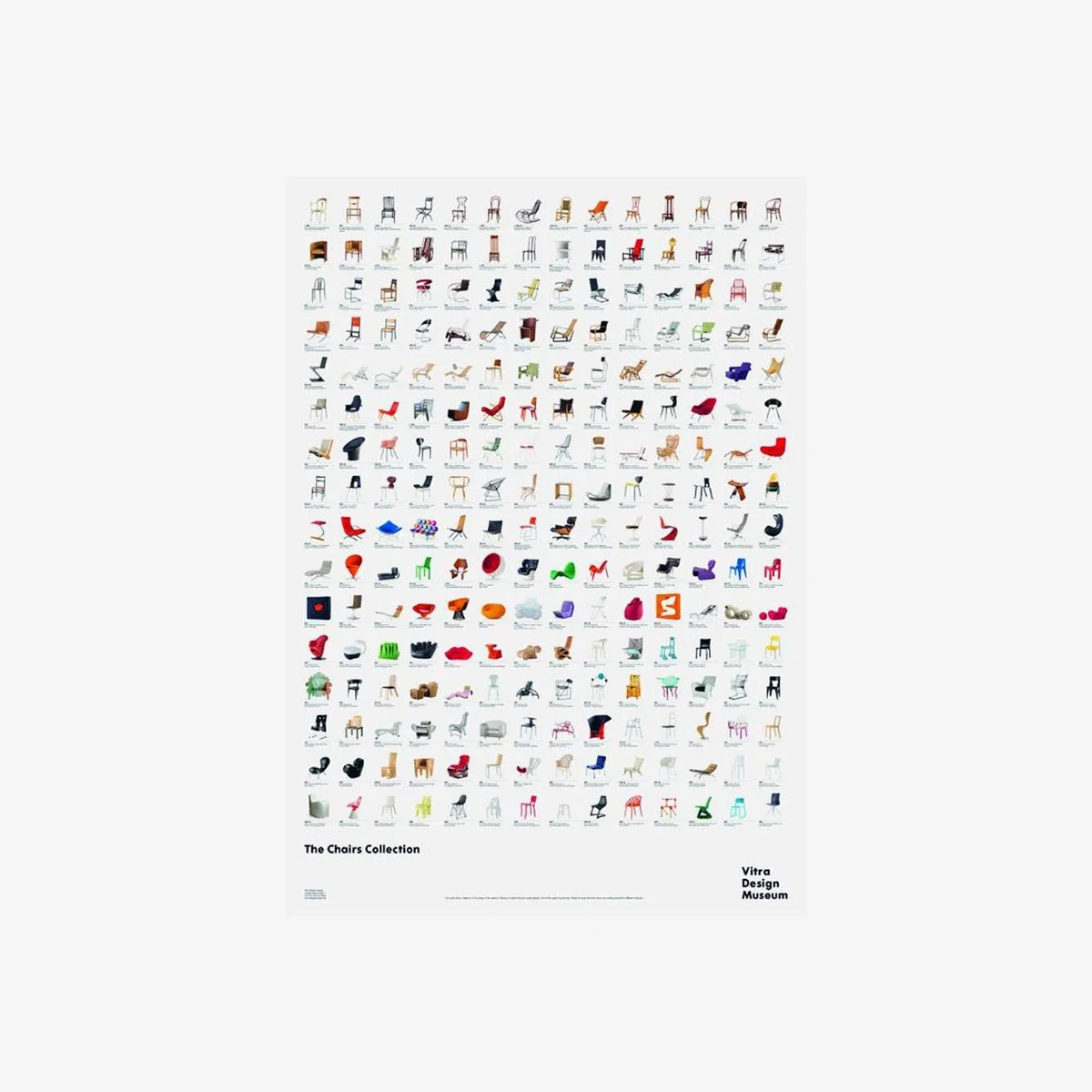 Vitra The Chair Collection Poster – image 1