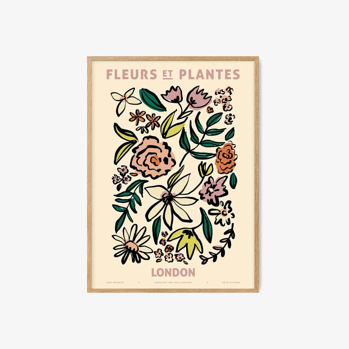 PSTR Studio Zoe - Fleurs et Plantes - London Print 30 x 40cm – image 1
