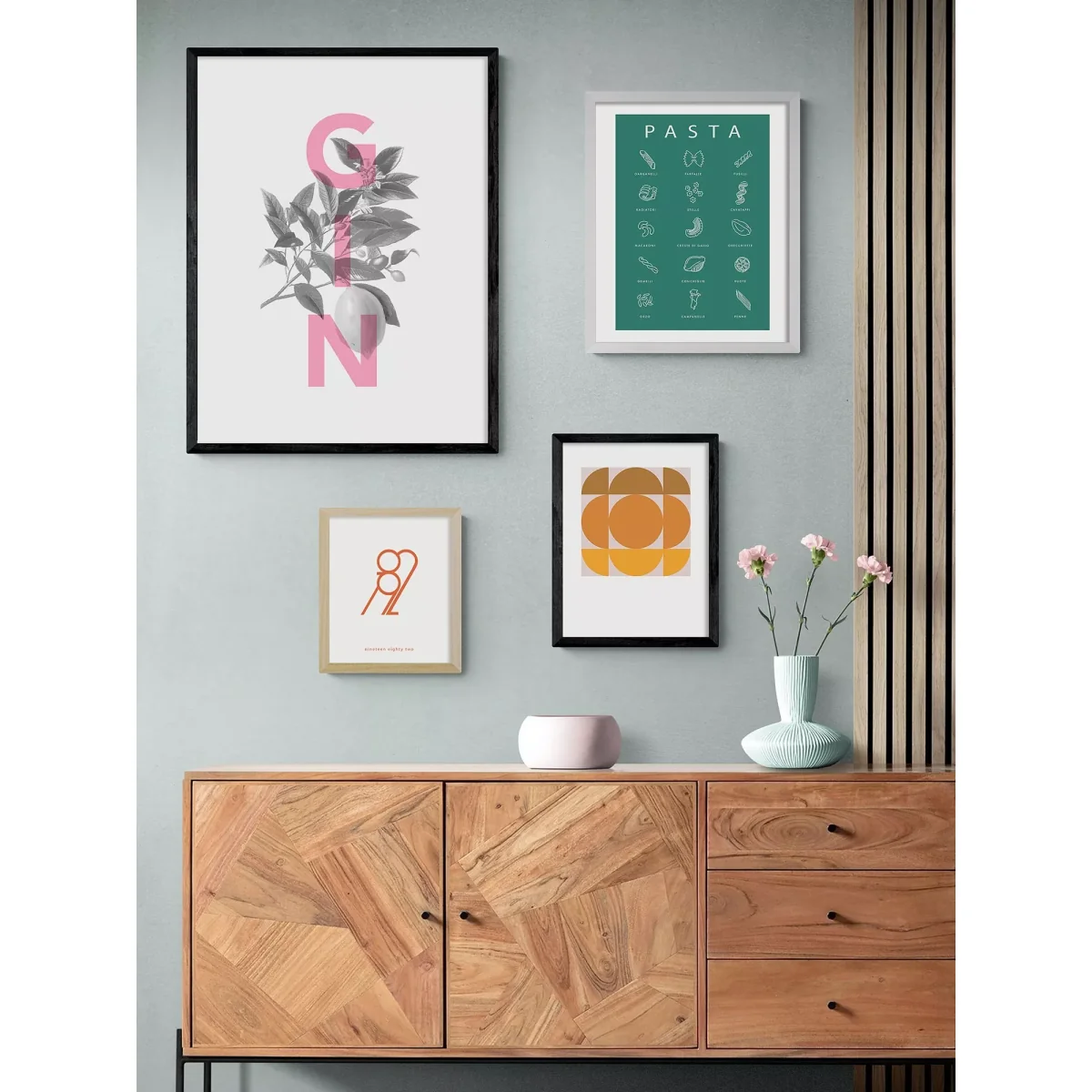 EAST END PRINTS Rocket Jack 'Gin and Tonic' Framed Print – image 2
