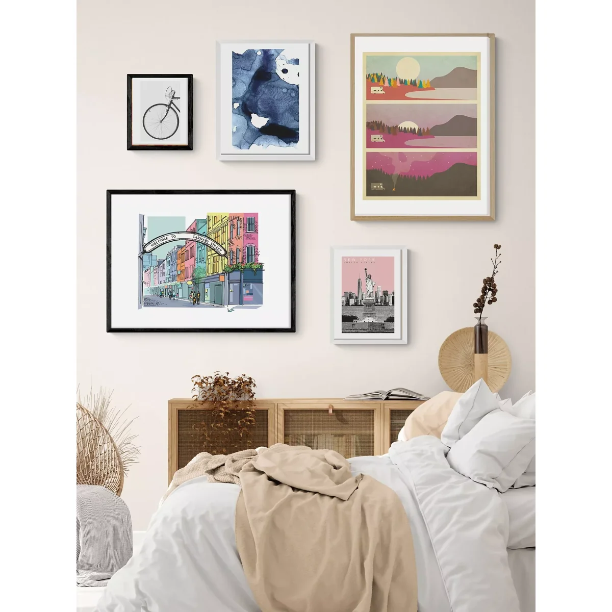 EAST END PRINTS Rocket 68 'Carnaby Street' London Framed Print – image 2