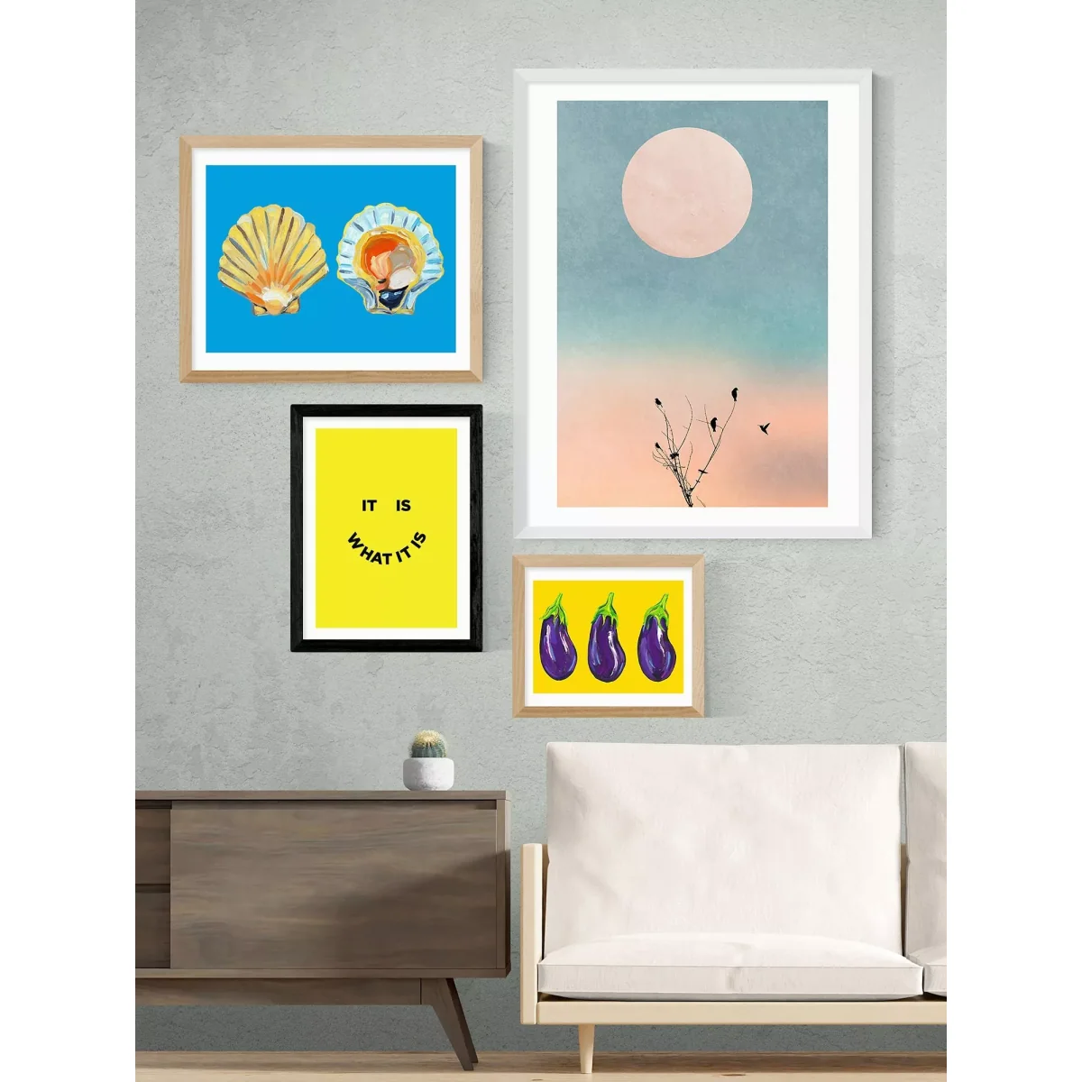 Julia Walck - 'It Is What It Is' Framed Print, 83.4 x 63.4cm, Yellow – image 2