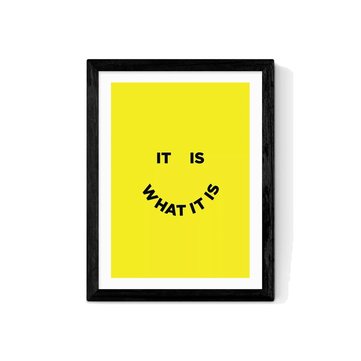 Julia Walck - 'It Is What It Is' Framed Print, 83.4 x 63.4cm, Yellow – image 1