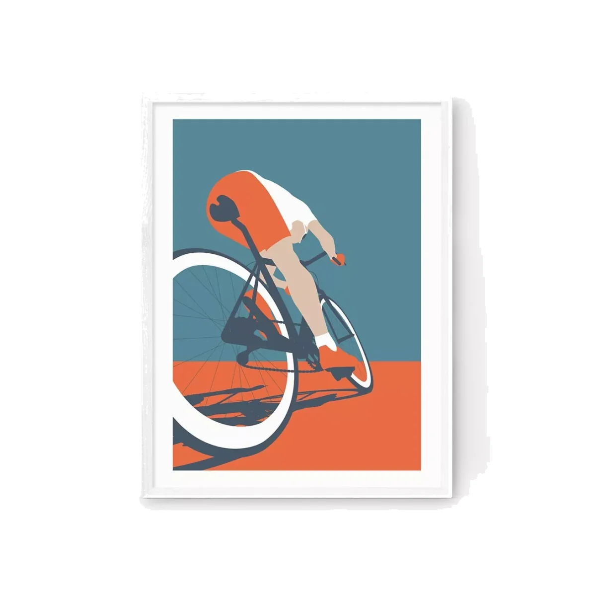 EAST END PRINTS Rocket Jack 'Triathlon Bike' Framed Print – image 1