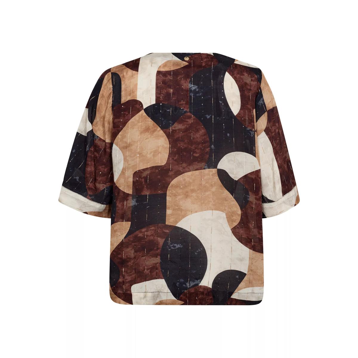 MOS MOSH Rosalie Graphic Print Top, Salute Navy/Multi – image 4