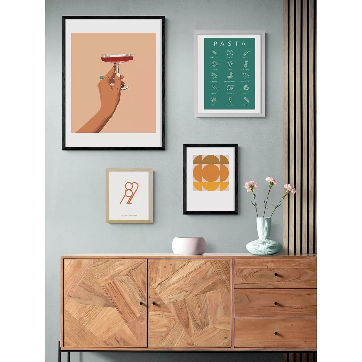 EAST END PRINTS 83 Oranges 'Cheers' Framed Print – image 2