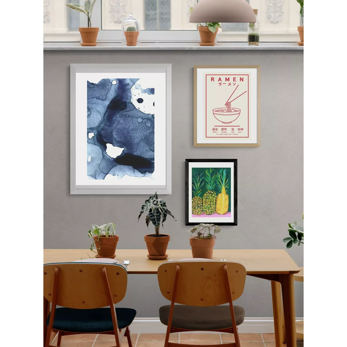 EAST END PRINTS Sis and Seb 'Ink' Framed Print – image 2