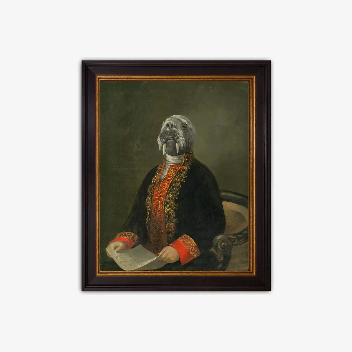 Fergus - Framed Canvas, 41 x 36.5cm, Multi