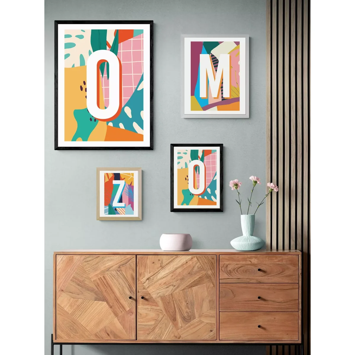 EAST END PRINTS Sei and Ru 'O Letter' Framed Print – image 2