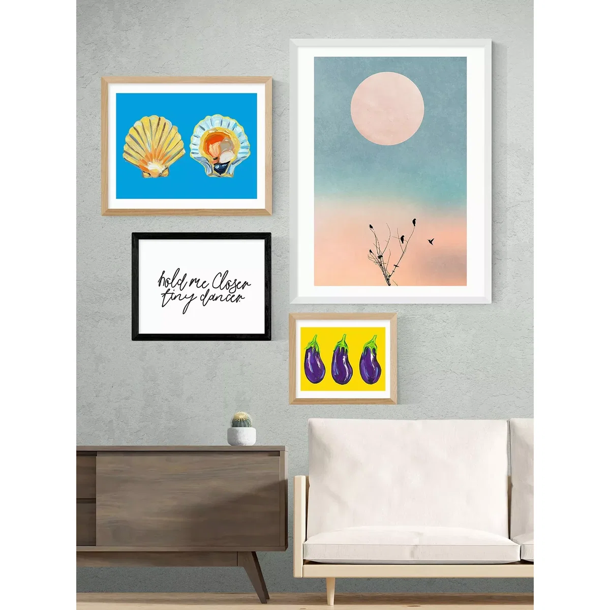 EAST END PRINTS Honeymoon Hotel 'Hold Me Closer Tiny Dancer' Framed Print – image 2
