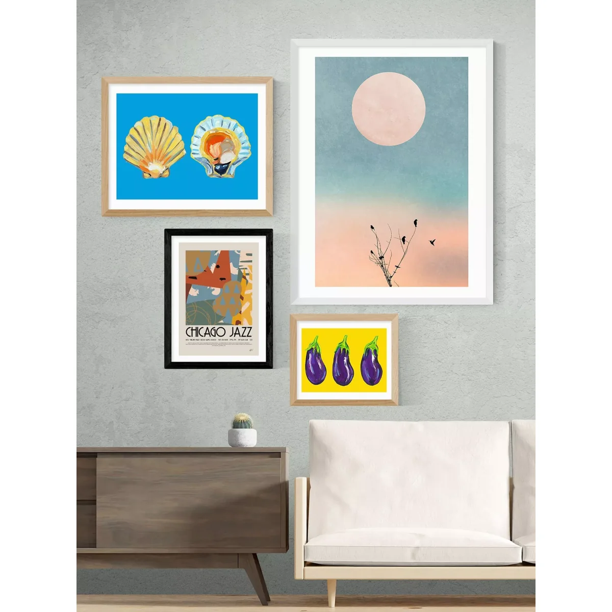 EAST END PRINTS Your Local Ross 'Chicago Jazz' Framed Print – image 2