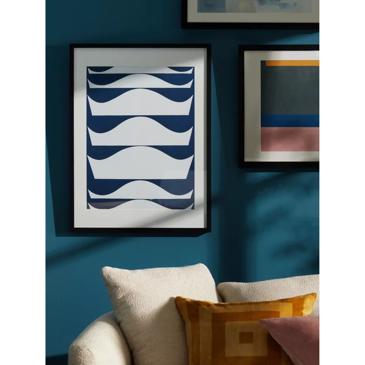 Sophie Taeuber-Arp - 'Staggering' Framed Print, 80 x 60cm, Purple – image 3